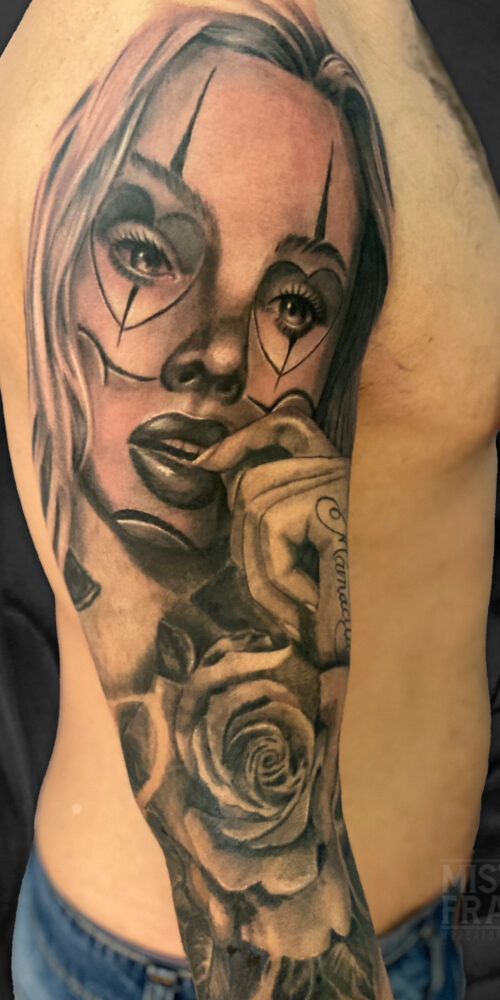 tatuaggio realistico Mister Franz